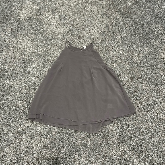 Gray Flowy Blouse - Picture 1 of 6